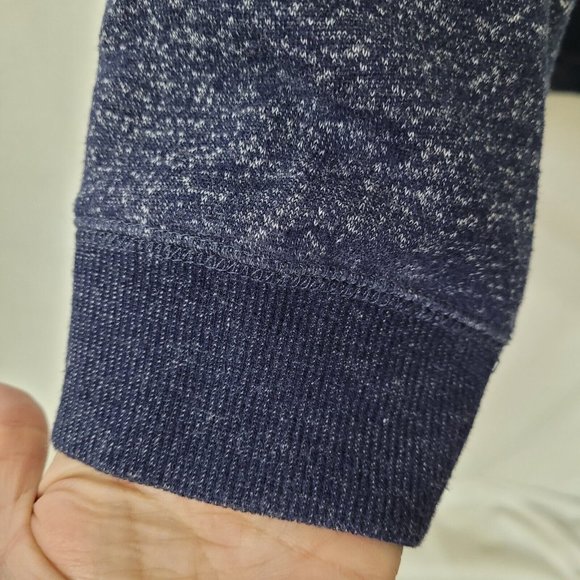 21 Men Sweatshirt Mens L Blue Long‎ Sleeve Shawl Collar Toggle Fleece Outdoor - Picture 2 of 10